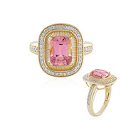 14K Nigerian Pink Tourmaline Gold Ring (de Melo)