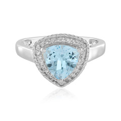 Sky Blue Topaz Silver Ring