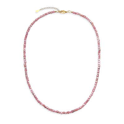 Rhodochrosite Silver Necklace