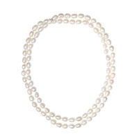 Freshwater pearl Silver Necklace (TPC)