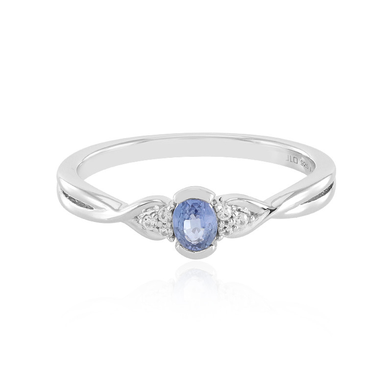 Ceylon Sapphire Silver Ring-9962OI | Juwelo
