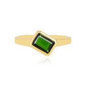 Russian Diopside Silver Ring