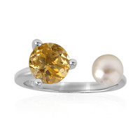 Citrine Silver Ring