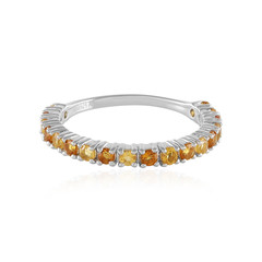 Citrine Silver Ring