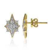 9K SI1 (G) Diamond Gold Earrings (Annette)