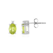 Peridot Silver Earrings