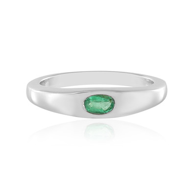 Ethiopian Emerald Silver Ring