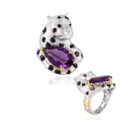 Amethyst Silver Ring (Gems en Vogue)