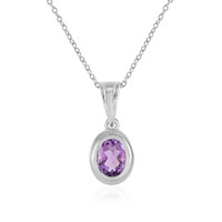 Amethyst Silver Necklace