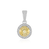 Citrine Silver Pendant