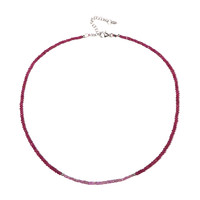 Madagascar Ruby Silver Necklace