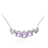 Amethyst Silver Necklace