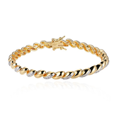 I3 (I) Diamond Brass Bracelet (Juwelo Style)