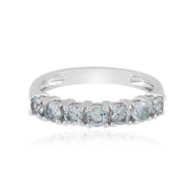 Brazilian Aquamarine Silver Ring