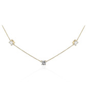 White Topaz Silver Necklace