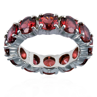 Mozambique Garnet Silver Ring