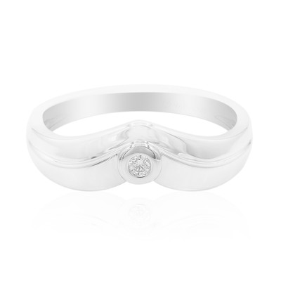 I1 (G) Diamond Silver Ring (Annette)