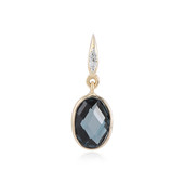 9K London Blue Topaz Gold Pendant