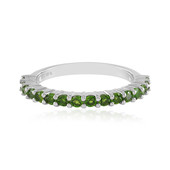 Russian Diopside Silver Ring