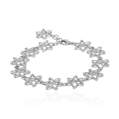 I2 (I) Diamond Silver Bracelet