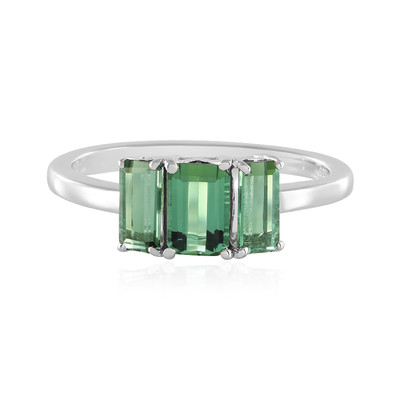 Benedito Green Tourmaline Silver Ring