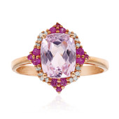 14K AAA Morganite Gold Ring (CIRARI)