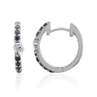 Blue Sapphire Silver Earrings (Remy Rotenier)