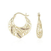 9K I2 Champagne Diamond Gold Earrings (Ornaments by de Melo)