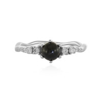 Indian star diopside Silver Ring