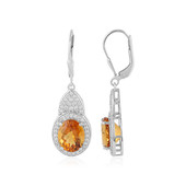 Madeira Citrine Silver Earrings