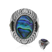 Abalone Shell Silver Ring (Art of Nature)