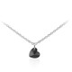 Black Spinel Silver Necklace