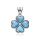 Larimar Silver Pendant