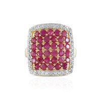 Ruby Silver Ring