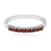 Tanzanian Ruby Silver Ring