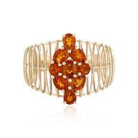 9K Brandy Citrine Gold Ring (Ornaments by de Melo)