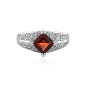 Mozambique Garnet Silver Ring