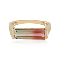 14K Bi Colour Tourmaline Gold Ring (de Melo)