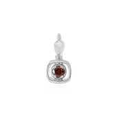 I2 Red Diamond Silver Pendant