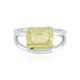 Lemon Quartz Silver Ring