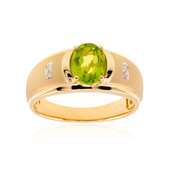 14K Dashihe Peridot Gold Ring (CIRARI)