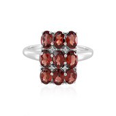 Mozambique Garnet Silver Ring