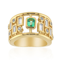 9K Ethiopian Emerald Gold Ring (Adela Gold)