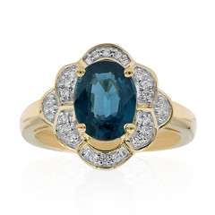 14K Teal Kyanite Gold Ring