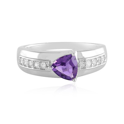 Siberian Amethyst Silver Ring