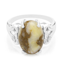 Dinosaur Bone Silver Ring