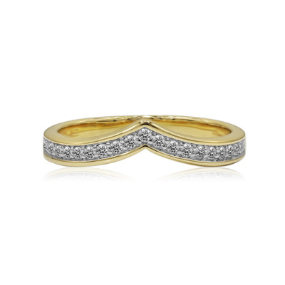 9K SI1 (G) Diamond Gold Ring (Annette)