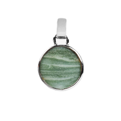 Pacific Chalcedony Silver Pendant