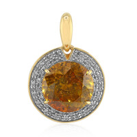 9K Spanish Sphalerite Gold Pendant