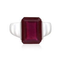 Madagascar Ruby Silver Ring (de Melo)